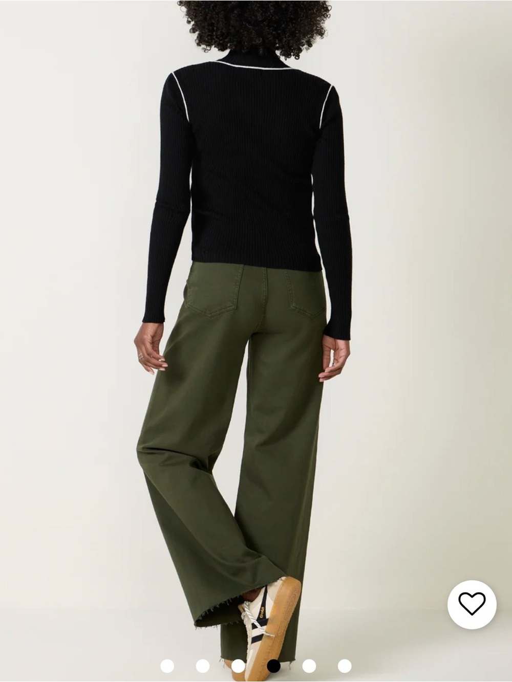 Pistola Penny High Waist in Laurel green